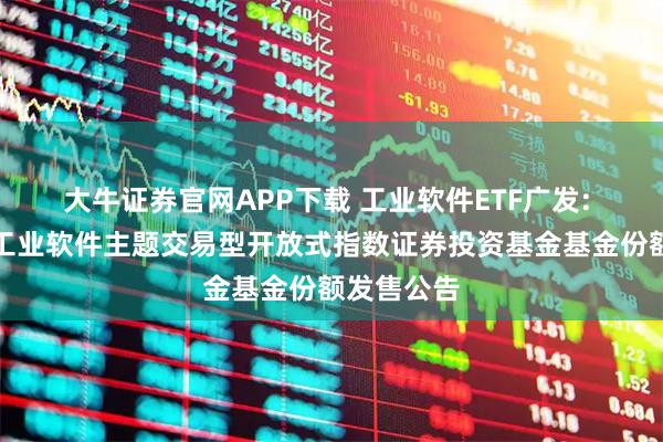 大牛证券官网APP下载 工业软件ETF广发: 广发国证工业软件主题交易型开放式指数证券投资基金基金份额发售公告